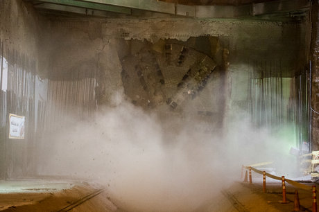 جزئیات حادثه ریزش تونل قطار شهری مشهد